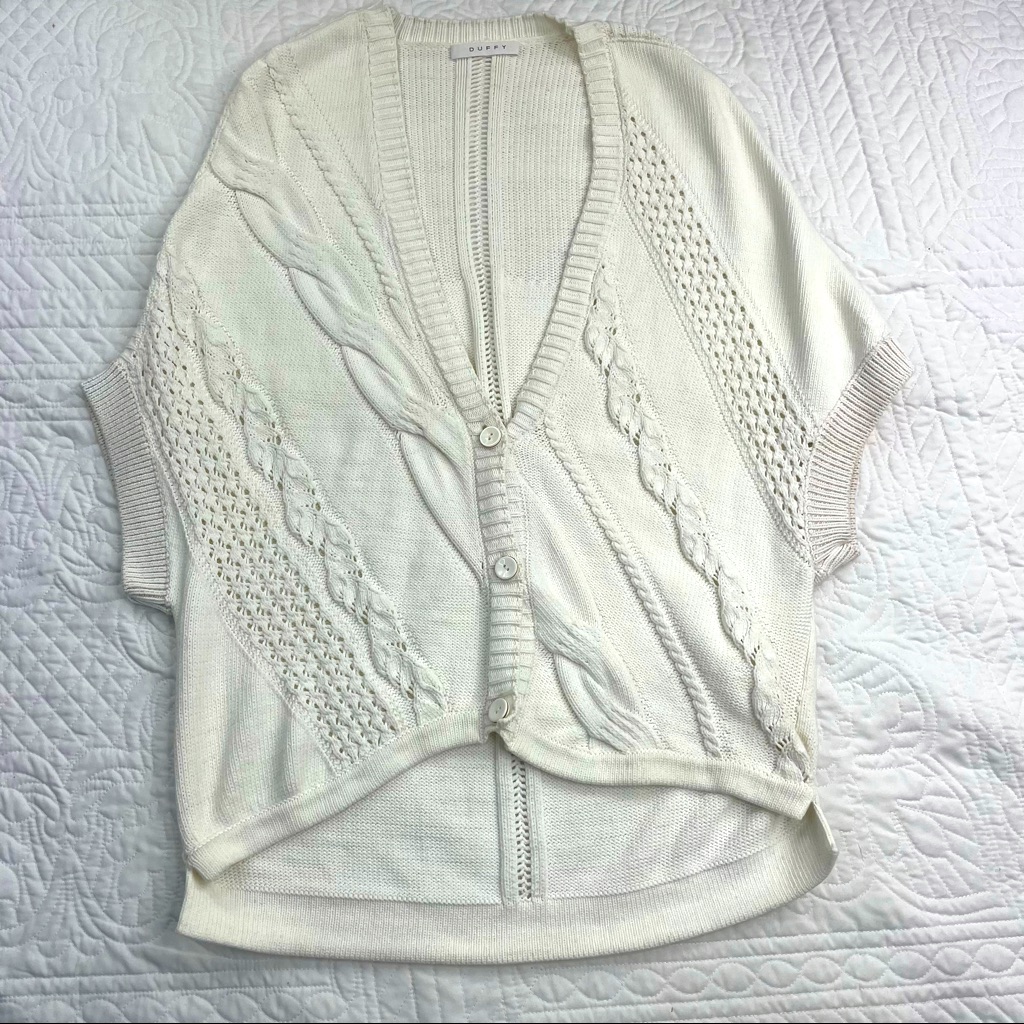 Duffy M Cotton Shrug Cardigan